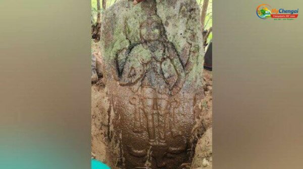 பல்லவர் கால சிற்பம் - செங்கல்பட்டில் கண்டெடுப்பு