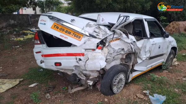 கூவத்தூரில் கார் மோதி வடமாநில தொழிலாளி பலி