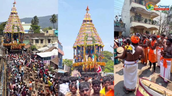 வேதகிரீஸ்வரர் கோவில் சித்திரை பெருவிழா தேரோட்டம் கோலாகலம்!