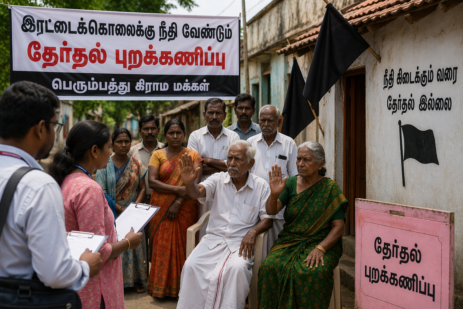 nangunerimurder Nanguneri Murder Election boycott