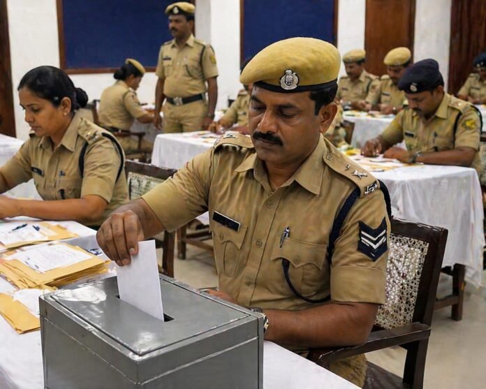 police-voting-postal