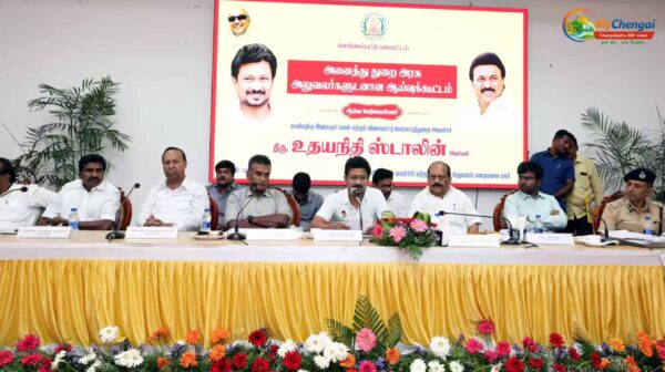 செங்கல்பட்டு மாவட்டத்தில் வளர்ச்சிப் பணிகள் என்னென்ன? - அமைச்சர் உதயநிதி ஆய்வு