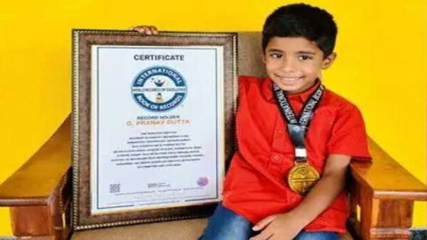 செங்கல்பட்டு: 5 வயதில் 6 உலக சாதனைகள் படைத்து சிறுவன் அசத்தல்
