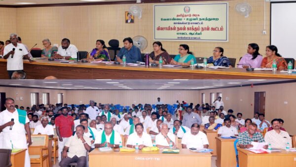 செங்கல்பட்டில் விவசாயிகள் நலக் கூட்டம்: கலெக்டர் மாலதி ஹெலன் ஆய்வு