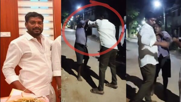 “அந்த கத்திய எடுடா, வண்டில ஏத்து!” - கூலித் தொழிலாளியை தாக்கிய தவெக நிர்வாகி!