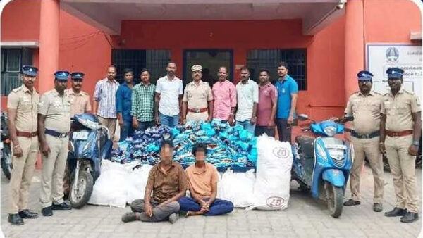 செங்கல்பட்டில் 420 கிலோ குட்கா பறிமுதல்: 2 பேர் கைது