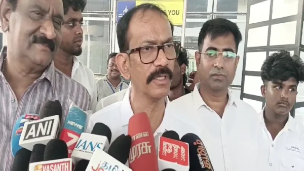 "59 வருஷ உழைப்புக்குக் கிடைச்ச வெற்றி!" - சென்னை ஏர்போர்ட்டில் கிரிஷ் சோடங்கர் பேட்டி..!