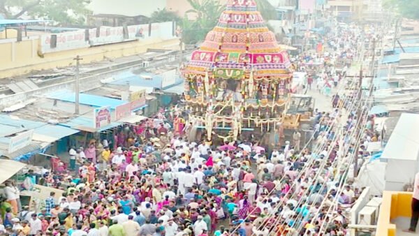பாடலாத்ரி நரசிம்ம பெருமாள் தேரோட்டம் கோலாகலம்