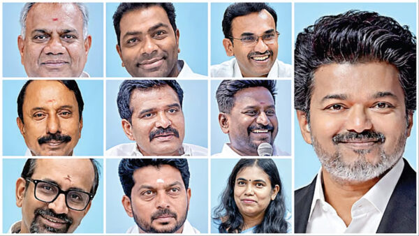 விஜய் தலைமையிலான அமைச்சரவை: செங்கோட்டையனுக்கு நிதி, ஆனந்துக்கு ஊரக வளர்ச்சி