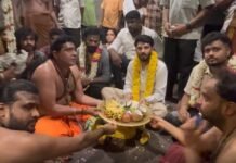 திருவண்ணாமலையில் அனிருத்: அண்ணாமலையார் கோவிலில் சாஷ்டாங்கமாக விழுந்து வழிபாடு!