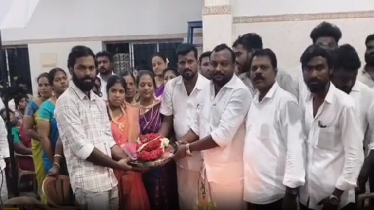 கர்ப்பிணிகளுக்கு சீமந்த விழா: தமிழக வெற்றி கழகம் ஏற்பாடு