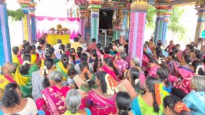 “வருண பகவானே மனமிரங்கு!” – செங்கல்பட்டில் மழை வேண்டி மகளிர் குழுவினர் சிறப்பு யாகம்!