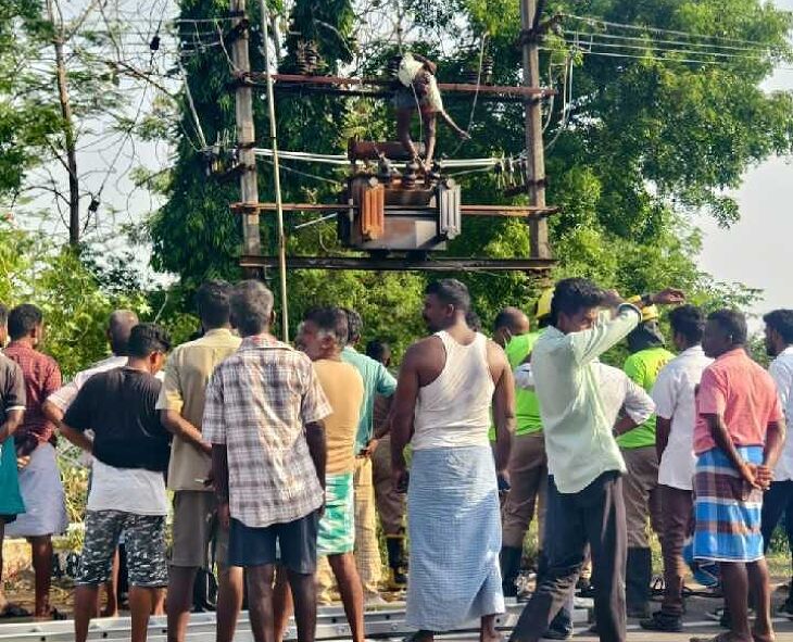 எலக்ட்ரீஷியன் மின்சாரம் தாக்கி உயிரிழப்பு