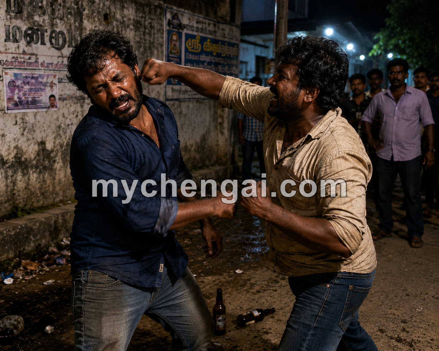 மது போதையில் தகராறு: நண்பரை கல்லால் தாக்கியவர் கைது