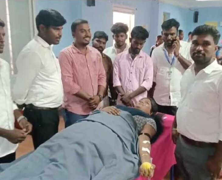 செங்கல்பட்டில் இரத்த தான முகாம் – 100-க்கும் மேற்பட்ட மாணவர்கள் பங்கேற்பு