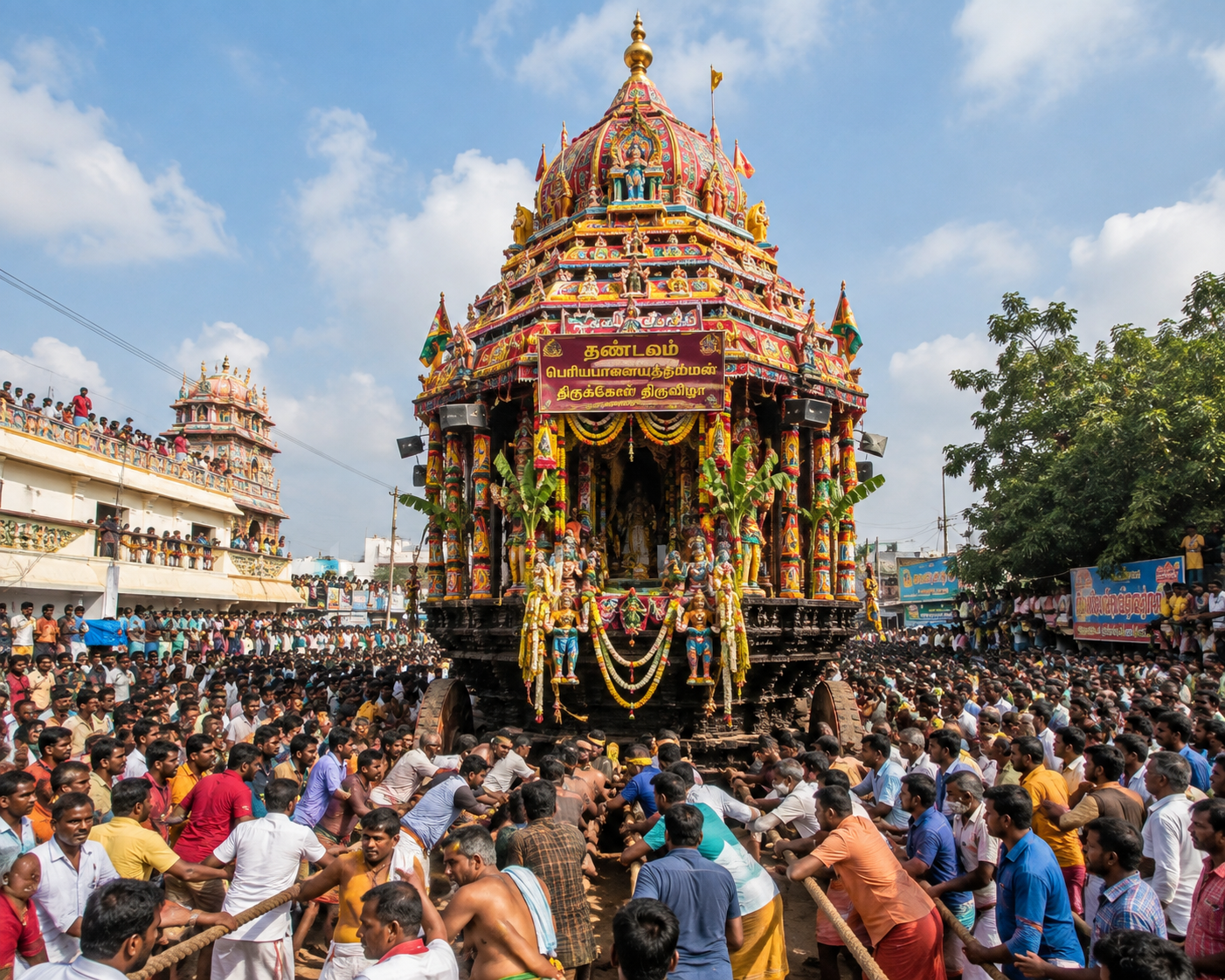 தண்டலம் பெரியபாளையத்தம்மன் கோவில் தேர் திருவிழா