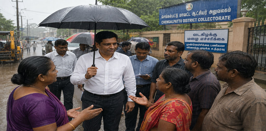 வடகிழக்கு பருவமழை... பணிகளை விரைந்து முடிக்க கலெக்டர் உத்தரவு