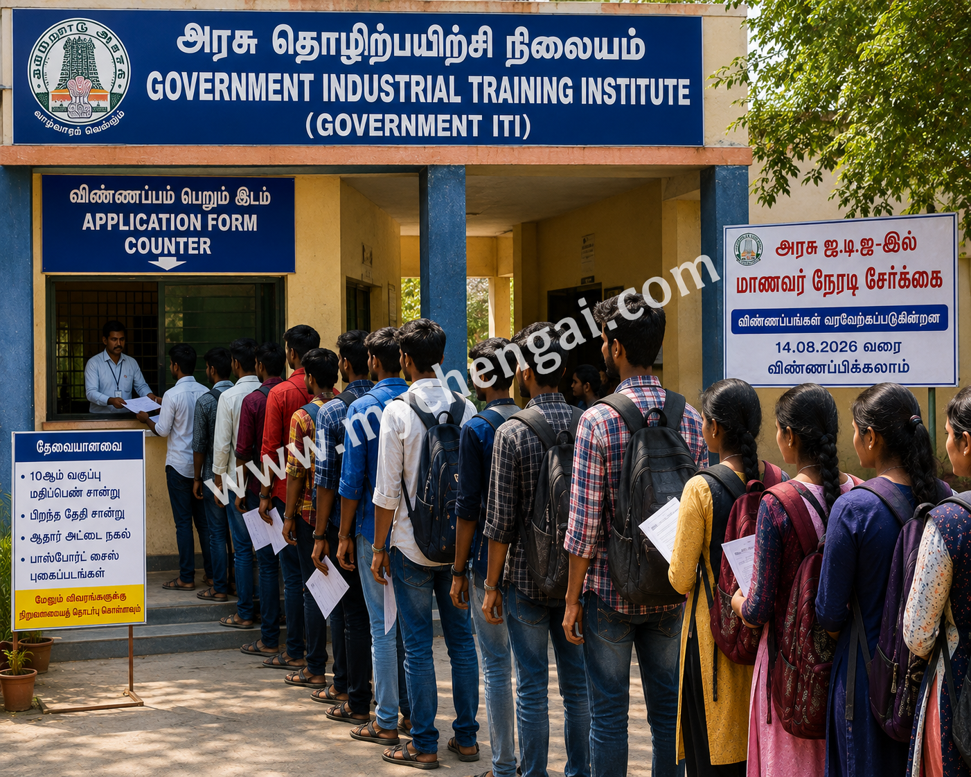 அரசு ஐடிஐக்களில் விண்ணப்பிக்க காலஅவகாசம் நீட்டிப்பு