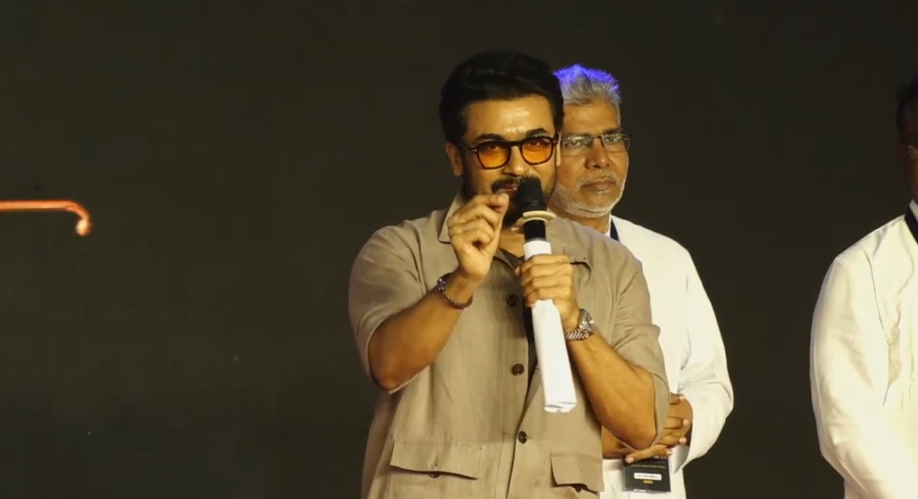 30 வருஷத்துக்கு முன்னாடி இருந்த நினைவுகள் திரும்பிருச்சு: லயோலாவில் நடிகர் சூர்யா நெகிழ்ச்சி!