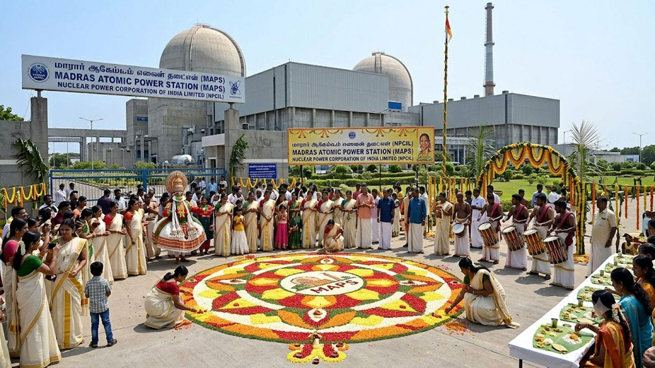ஓணம்: கல்பாக்கத்தில் கேரள மக்கள் உற்சாக கொண்டாட்டம்