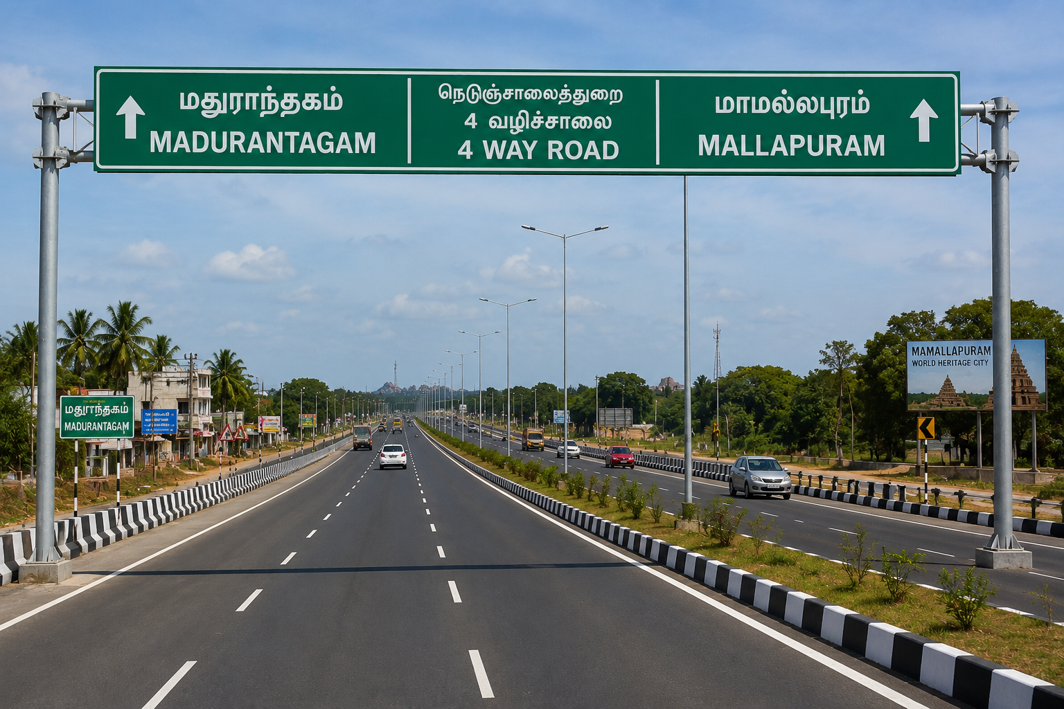 மதுராந்தகம்–மாமல்லபுரம் 4 வழிச்சாலை அமைக்க கோரிக்கை!