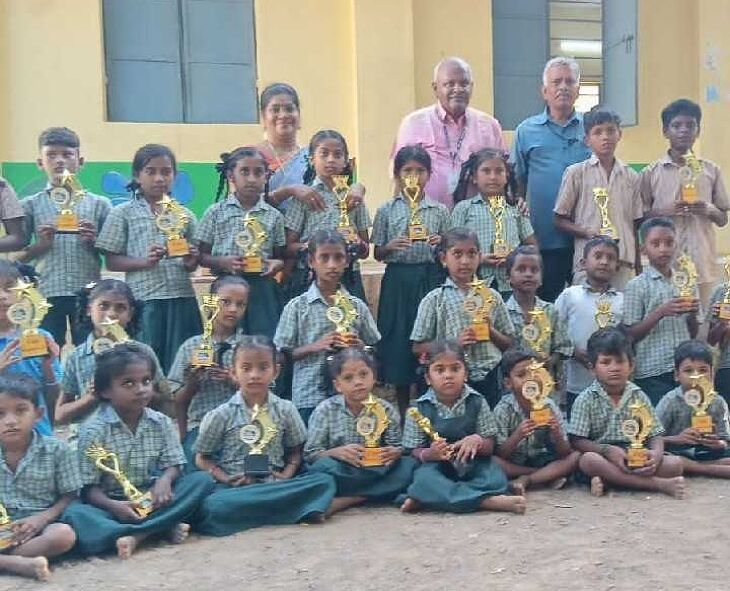 விளையாட்டு: நின்னைக்கரை அரசு பள்ளி மாணவர்கள் சாதனை