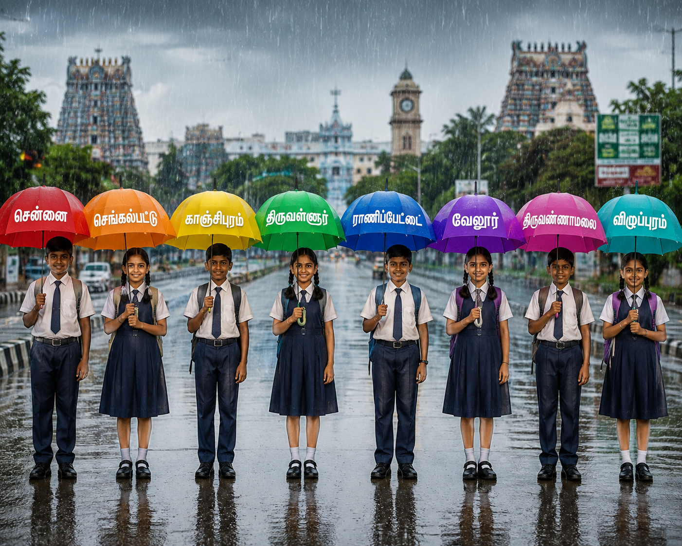 செங்கல்பட்டு உட்பட 8 மாவட்டங்களில்  மிதமான மழைக்கு வாய்ப்பு