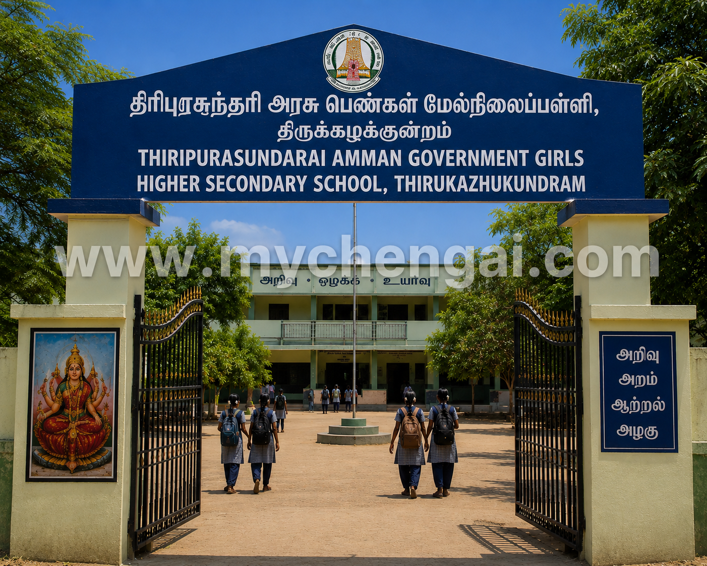 அரசு பெண்கள் பள்ளிக்கு திரிபுரசுந்தரி அம்மன் பெயர் சூட்ட கோரிக்கை
