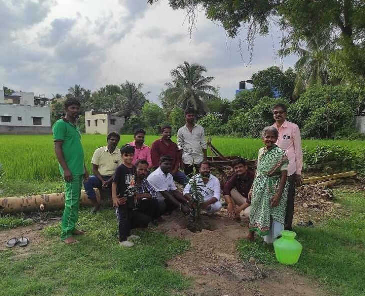 வில்லியம்பாக்கத்தில் விதைகள் பசுமை இயக்கம் மரக்கன்றுகள் நடும் நிகழ்ச்சி