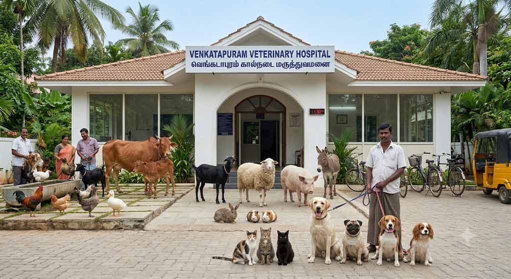 வெங்கடாபுரத்தில் கால்நடை ஆஸ்பத்திரி அமைக்க கோரிக்கை
