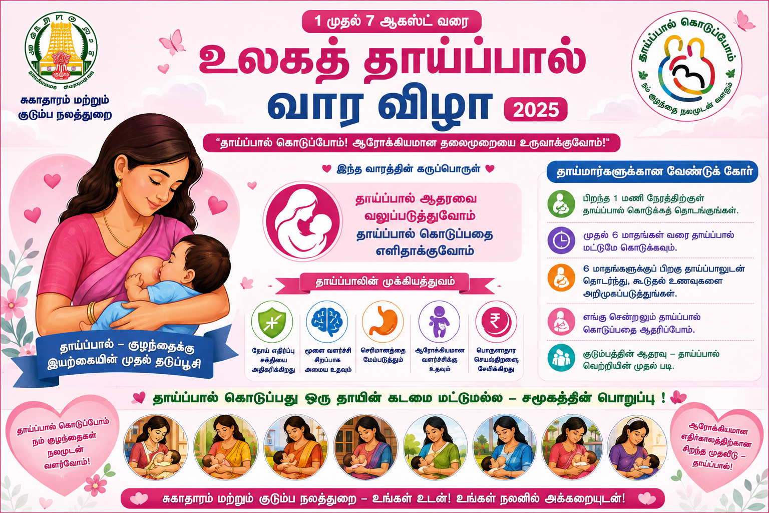 செம்பாக்கத்தில் உலக தாய்ப்பால் வார விழா