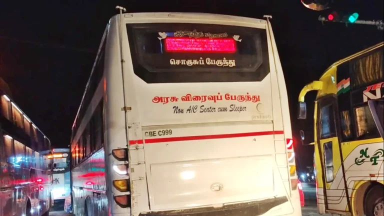கிளாம்பாக்கம் அரசுப் பேருந்தில் பழுதடைந்த LED - பயணிகள் கடும் அவதி
